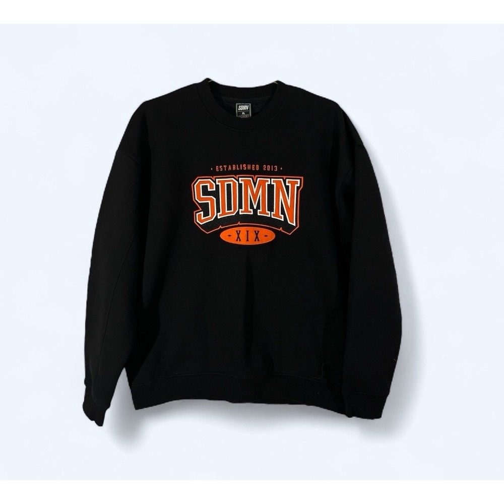 Sideman SDMN XIX Men's Long Sleeve Black Sweatshirt Size XL
